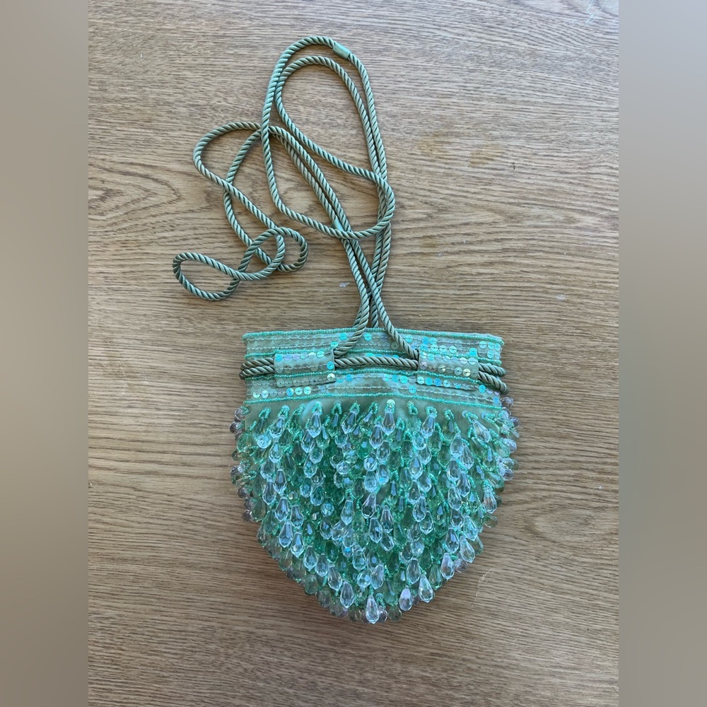Kate Landry Beaded Teardrop Bag